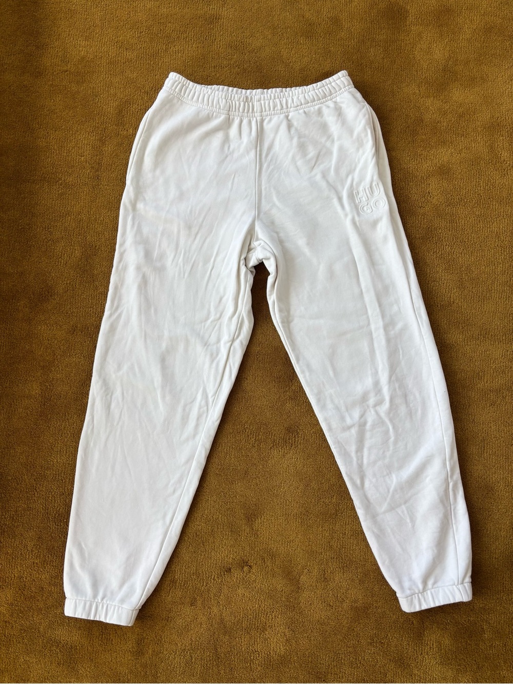 Hugo Boss White Sweatpants